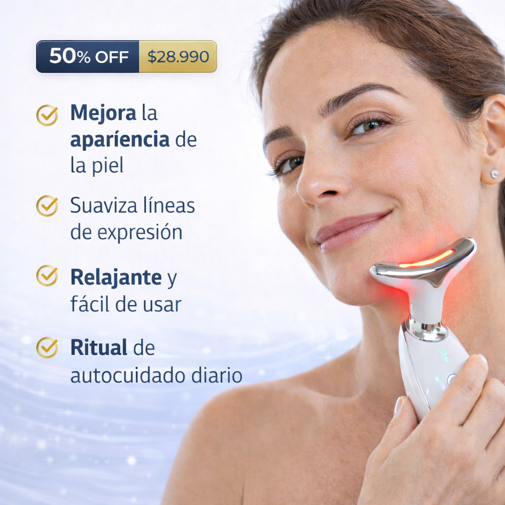 LumiLift™ - Masajeador Facial 3 en 1.