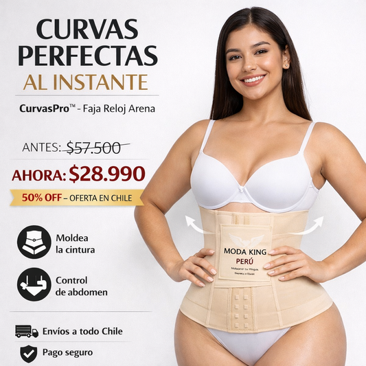 CurvasPro™- Faja Reloj Arena Moldeadora Chaleco